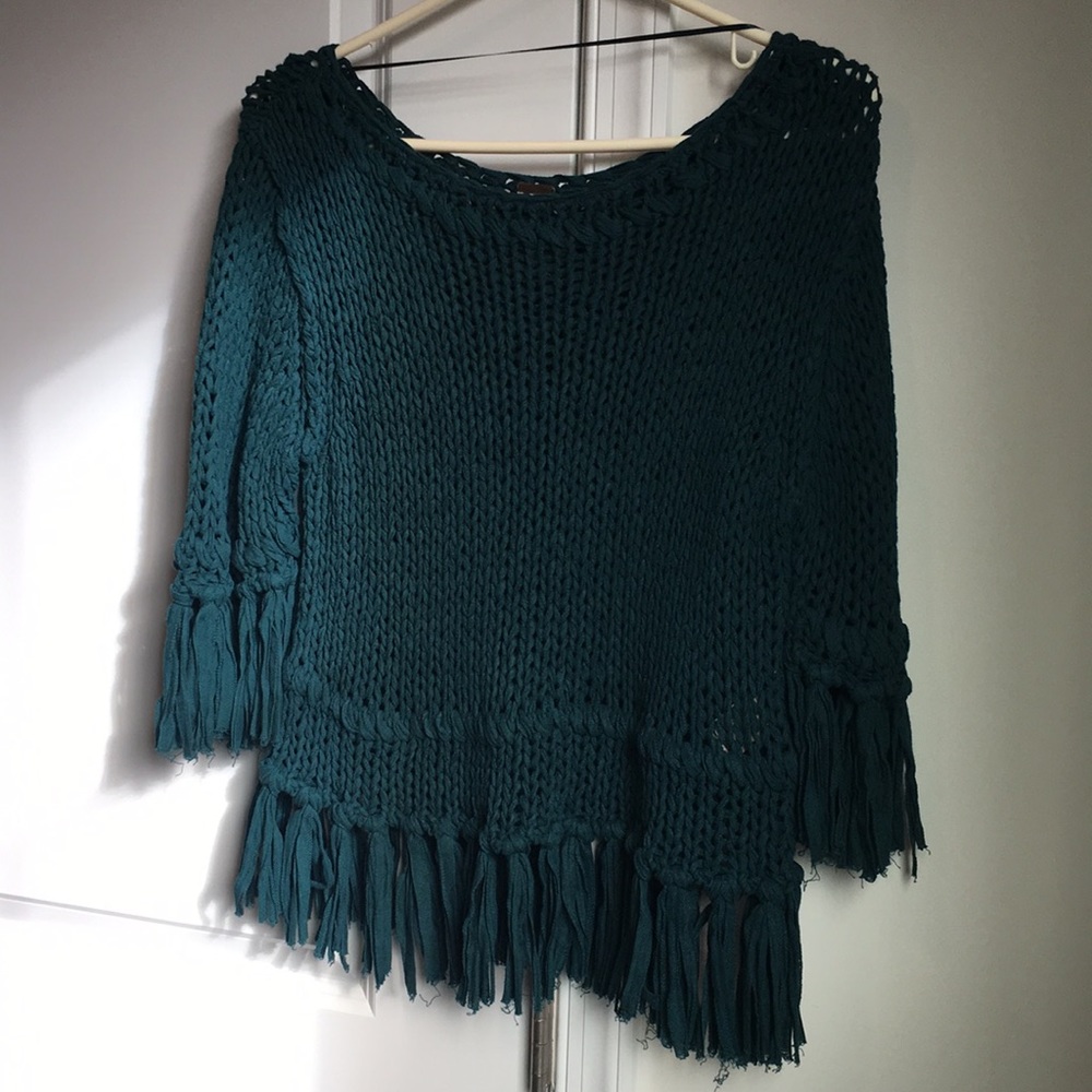 Free people fringe sweater